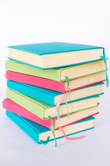 colorful notebooks