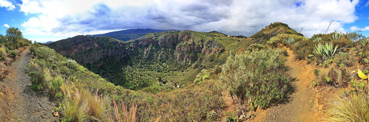 Naklejka premium Bandama Krater