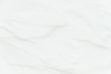 Obraz premium Cosmetics. Cream white background texture.