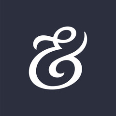 Ampersand vector illustration