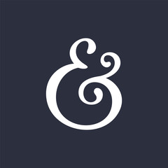 Ampersand vector illustration