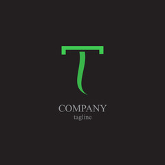 The letter T logo - a symbol of your business