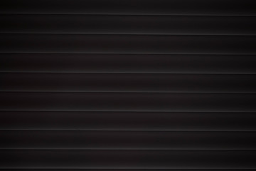 metal shutters on the window