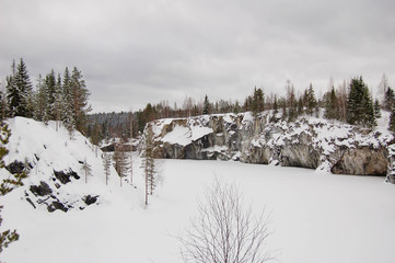 Canyon at winter