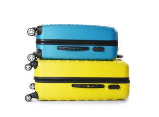 Traveler bags, isolated on white