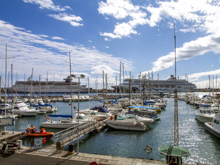 Fototapeta na wymiar Funchal, Marina, Portugal, Madeira