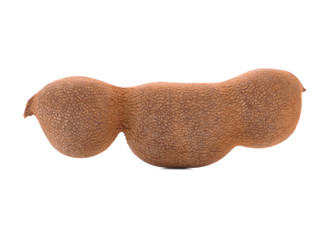Sweet tamarind isolated on white background