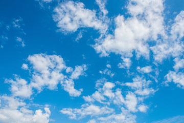 blue sky with cloud