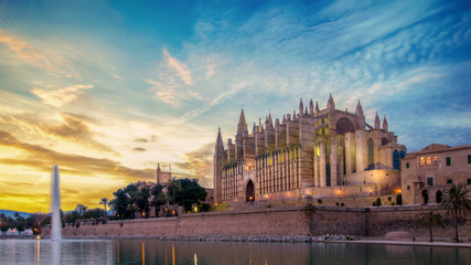 Fototapeta na wymiar Cathedral Mallorca
