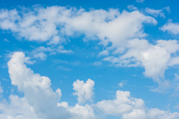 blue sky with cloud