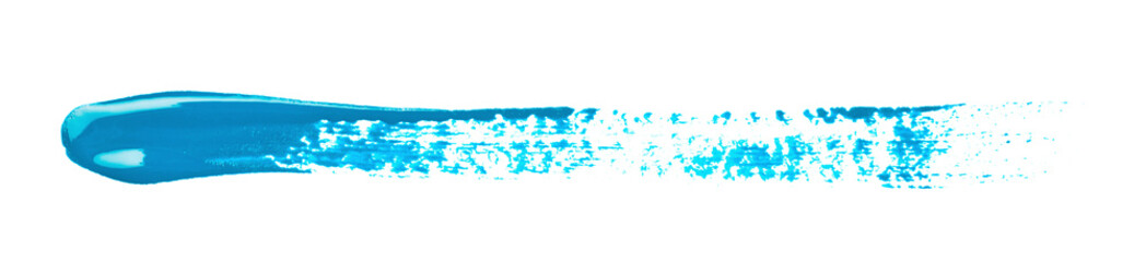 Line stroke of paint isolated