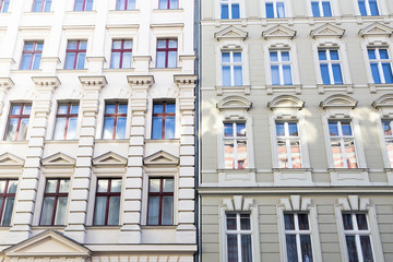 facade of an old house in Berlin Kreuzberg