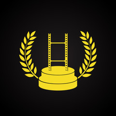 Obraz premium Film aware vector icon.