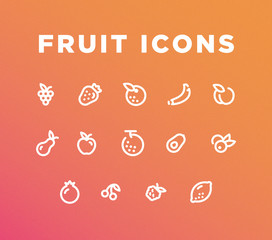 Fruit Icons