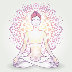 Padmasana Decoration