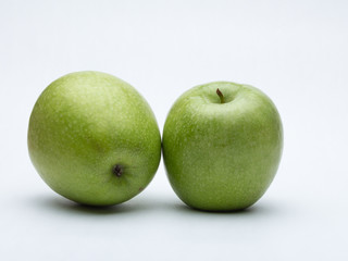 two green apples