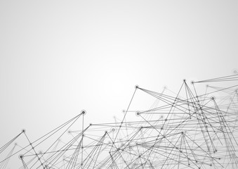 futuristic shape. Computer generated abstract background