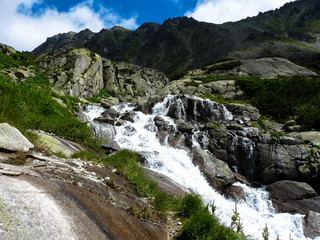 Skok waterfall, High Tatras mountains, Slovakia © sleepyhobbit