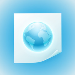 Background with globe