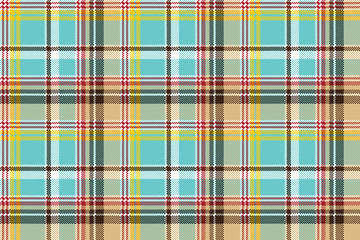 Blue madras pixel texture color fabric seamless pattern