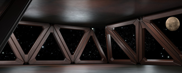 Space environment  ready for comp of your characters 3D rendering