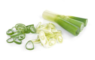 Onion isolated on white background.