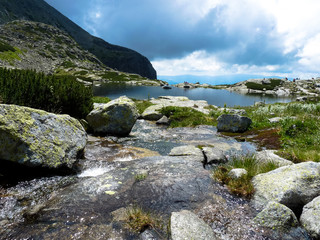 Lake Pleso nad Skokom, High Tatras mountains, Slovakia © sleepyhobbit