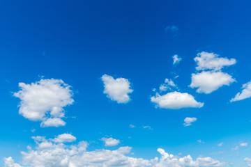 Blue sky with cloud, Beautiful cirrus clouds against the blue sky