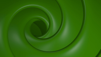 3D Illustration Abstract Green Background