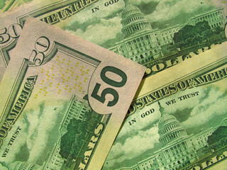 Fototapeta na wymiar american dollars background