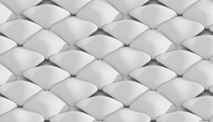 Abstract curved shapes background. 3D rendering texture. 