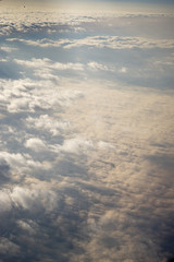Sky and clouds from a plane