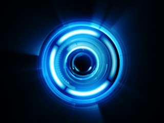 Digital cyber Abstract blue 