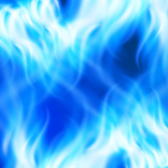 Obrazy na Szkle  Abstract blue fire background