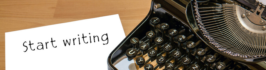 Start writing