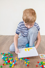 boy and mosaic
