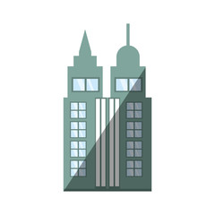 building skyscraper city shadow vector illustration eps 10