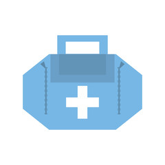 first aid kit case vector illustration eps 10