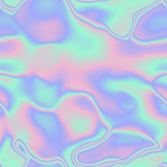 Hologram waves texture seamless  - 138390449