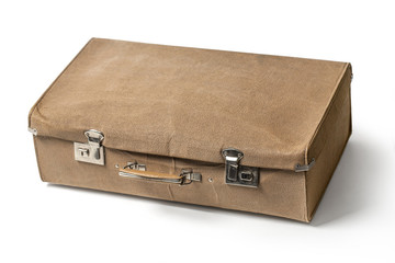Vintage brown suitcase