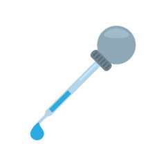 pipe dropper medicine icon vector illustration eps 10