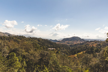 Twin Volcanoes in Guatemala
