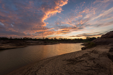 Thailand grand canyon (sam pan bok) at Ubon Ratchathani, Thailand