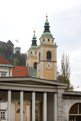 Fototapeta na wymiar Ljubljana Cathedral