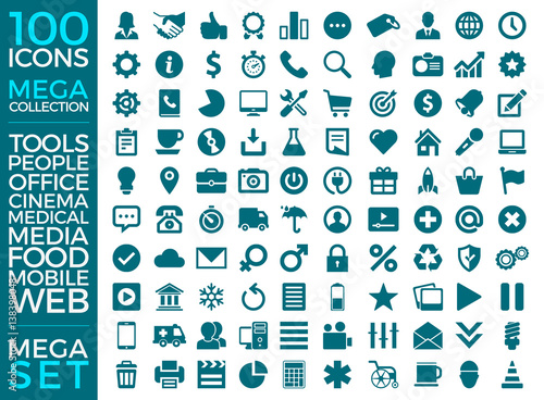 Download "Set Of Icons, Quality Icon Collection Vector Design Eps ...