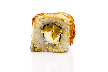 Roll with smoked eel Dragon. Insulated.