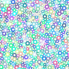 Abstract background with color circles