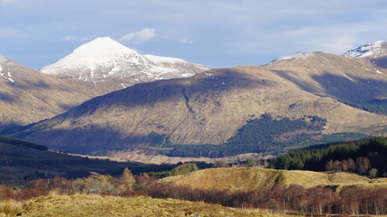 Highlands in Schottland bei Oban