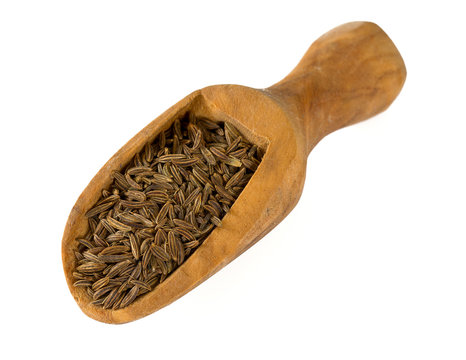 cumin isolated on white