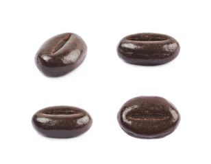 Fototapeta premium Single coffee bean shaped candy